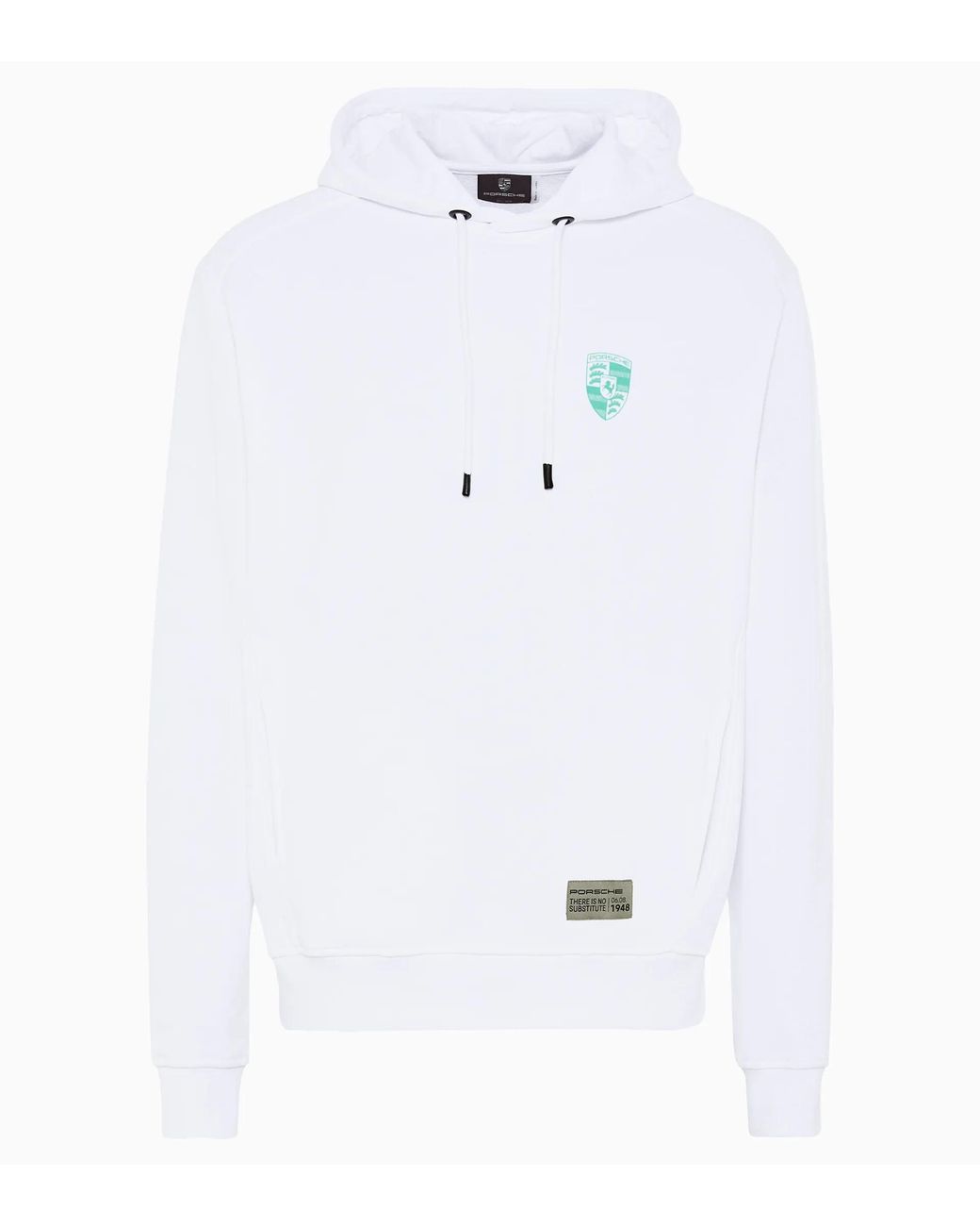 Porsche Lifestyle White Hoodie – There Is No Substitute
