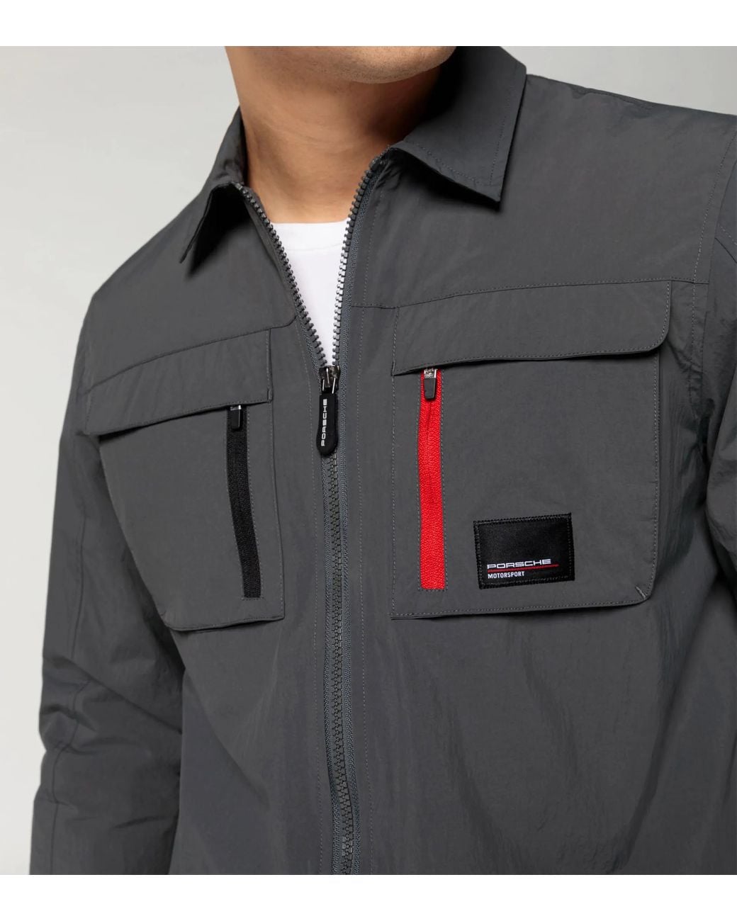 Porsche Lifestyle Black Utility Overshirt – Porsche Motorsport