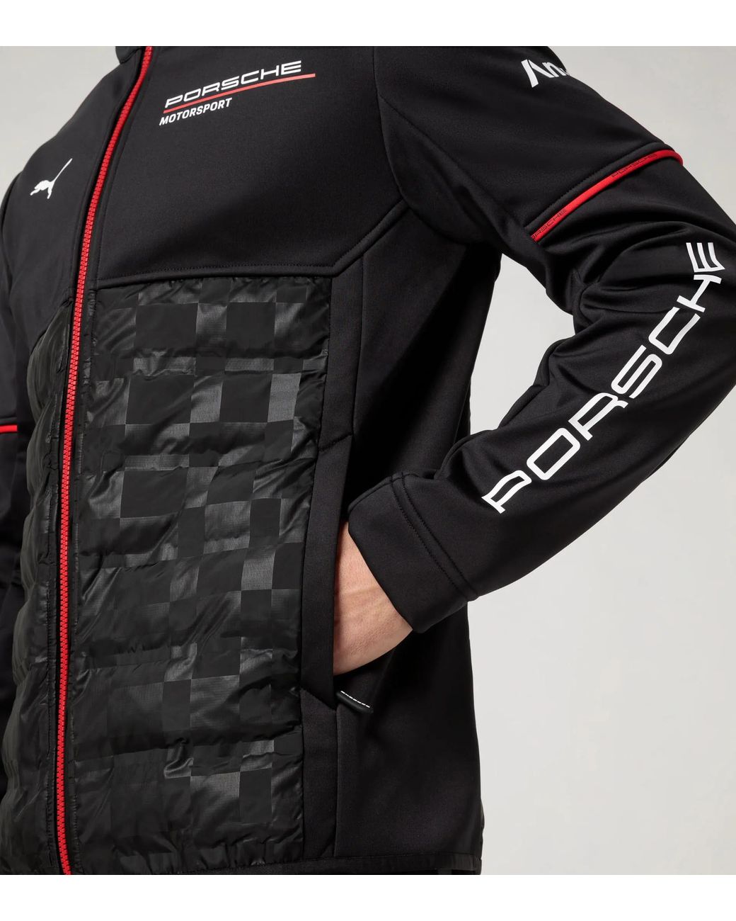 Porsche Lifestyle Black Softshell Jacket