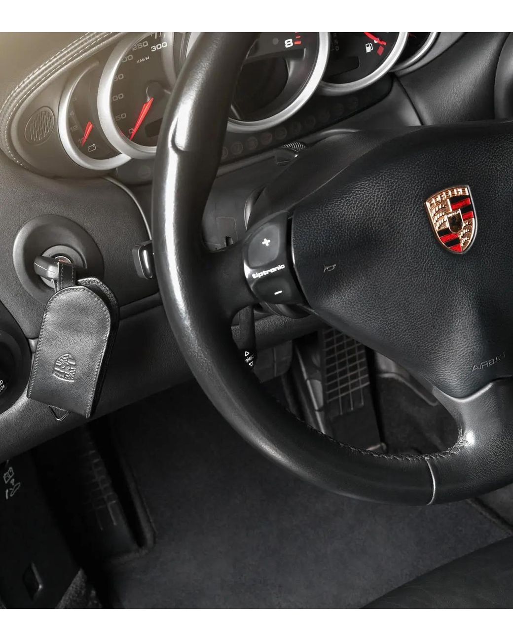 Porsche Classic Multicolor Leather Case For Vehicle Key For Porsche 986 And 996