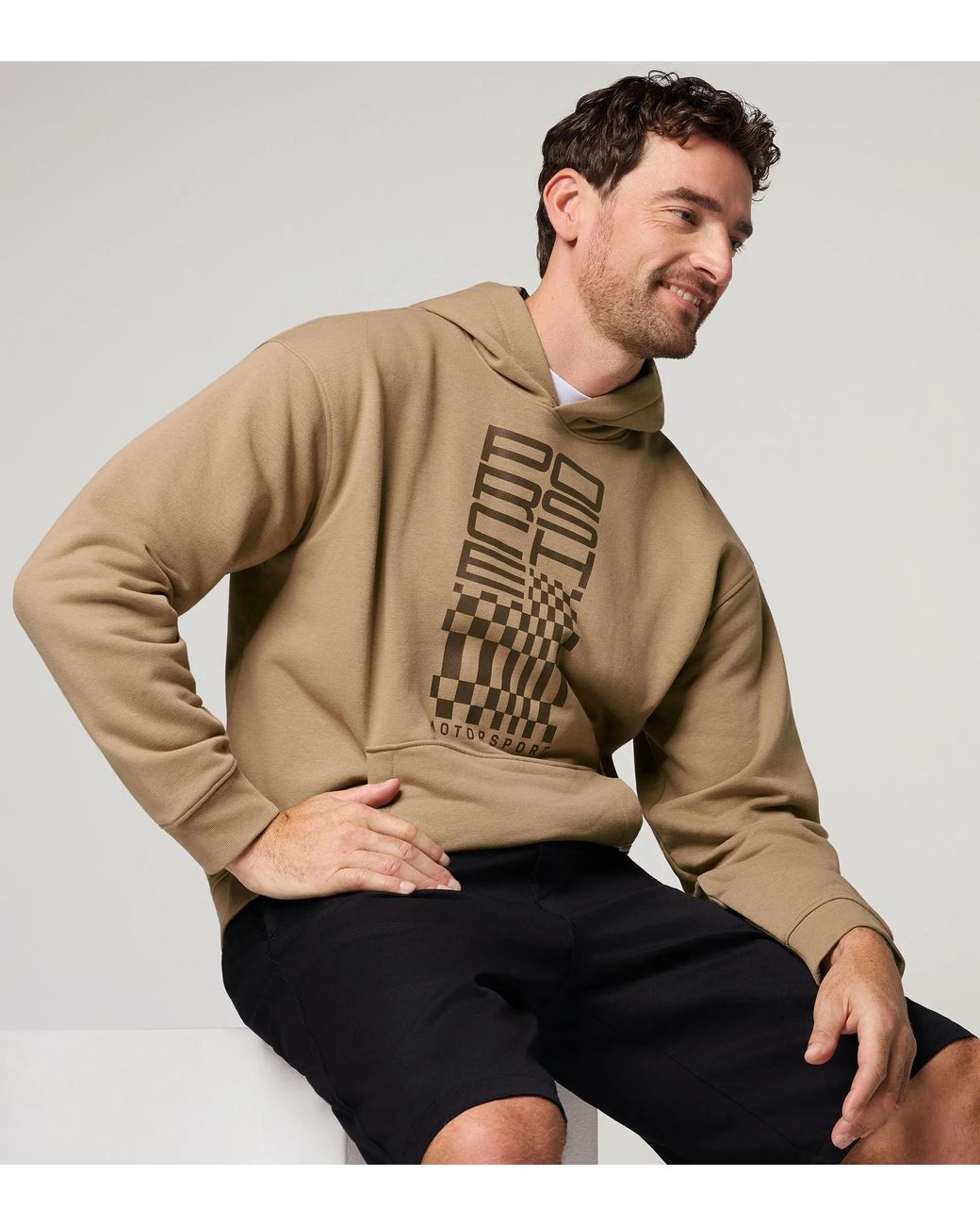 Porsche Lifestyle Natural Hoodie – Motorsport Fanwear