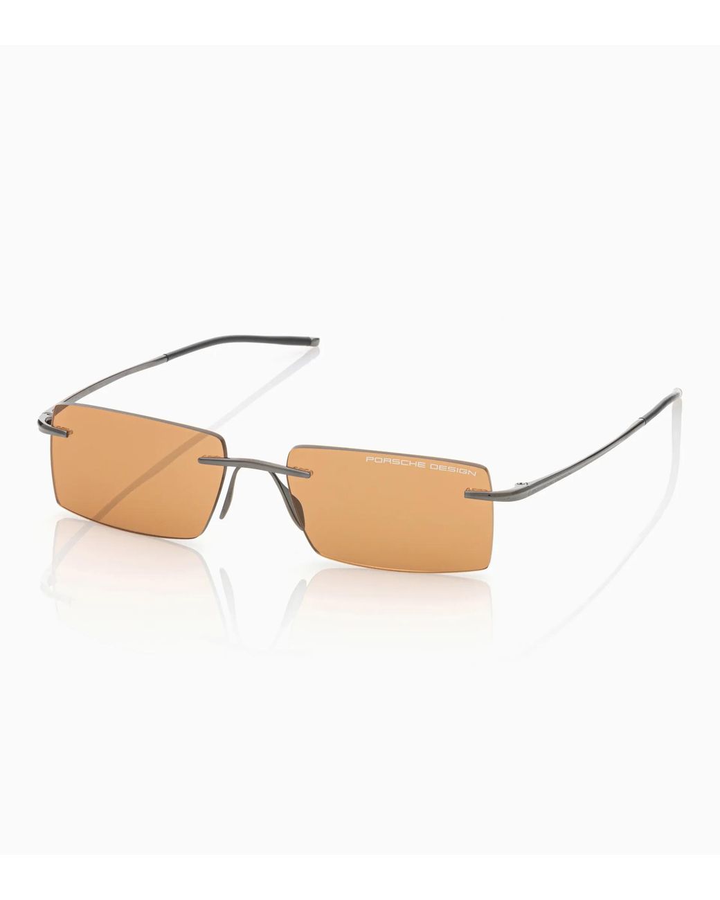Porsche Design White Sunglasses Liquid Titanium #8 for men