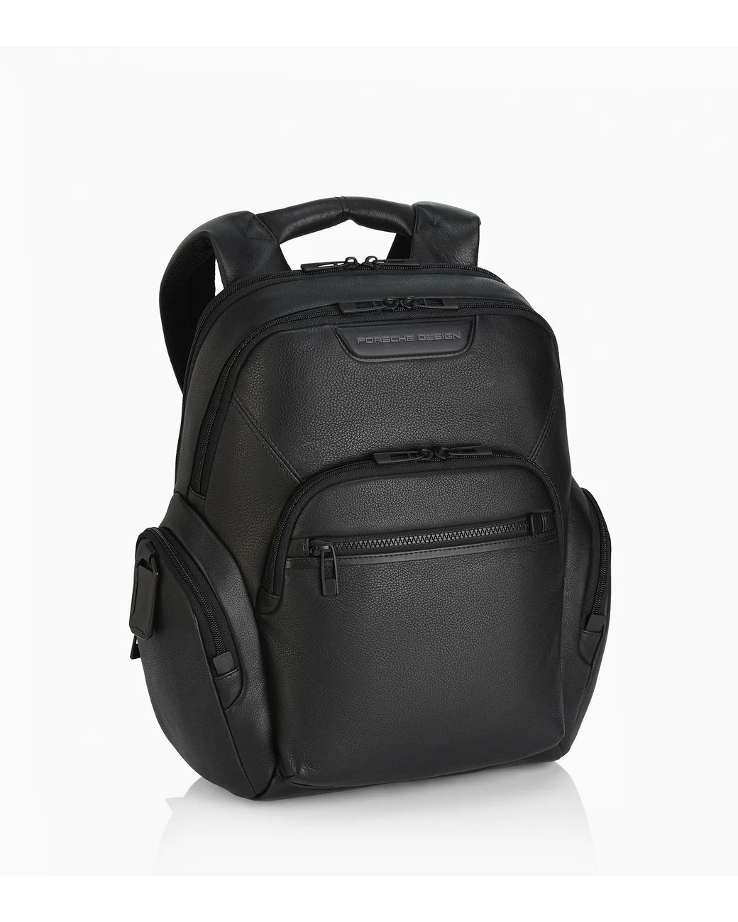 Porsche Design Black Roadster Leather Backpack