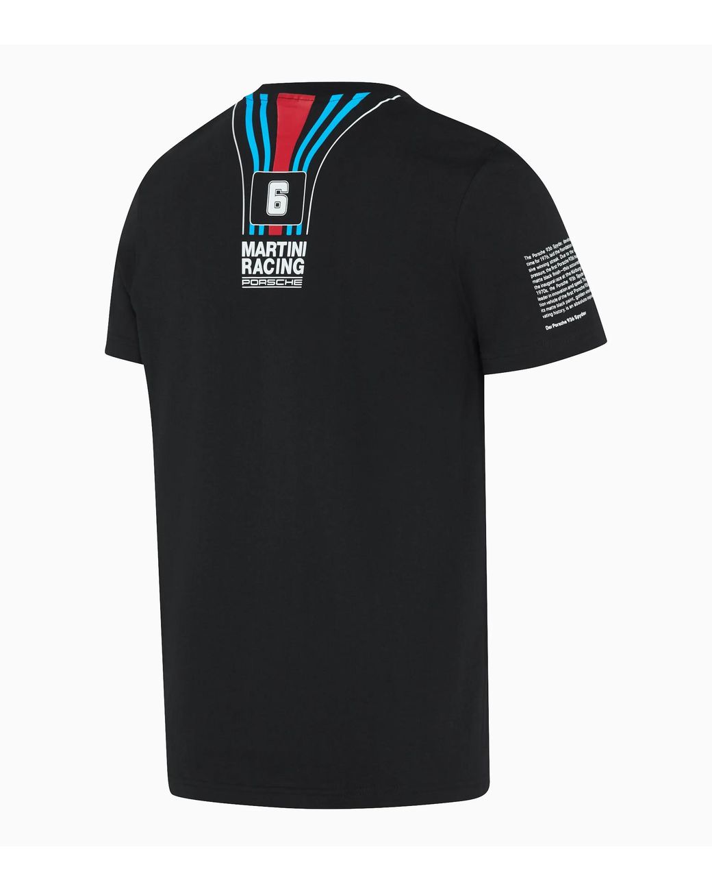 Porsche Lifestyle Black T-Shirt – Martini Racing