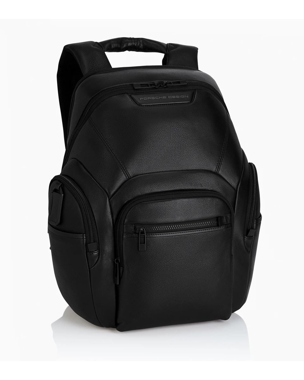 Porsche Design Black Roadster Leather Backpack