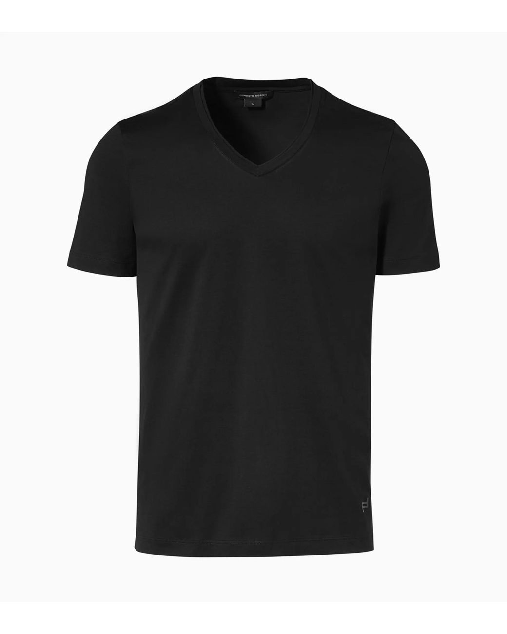 Porsche Design Black V-Neck T-Shirt for men