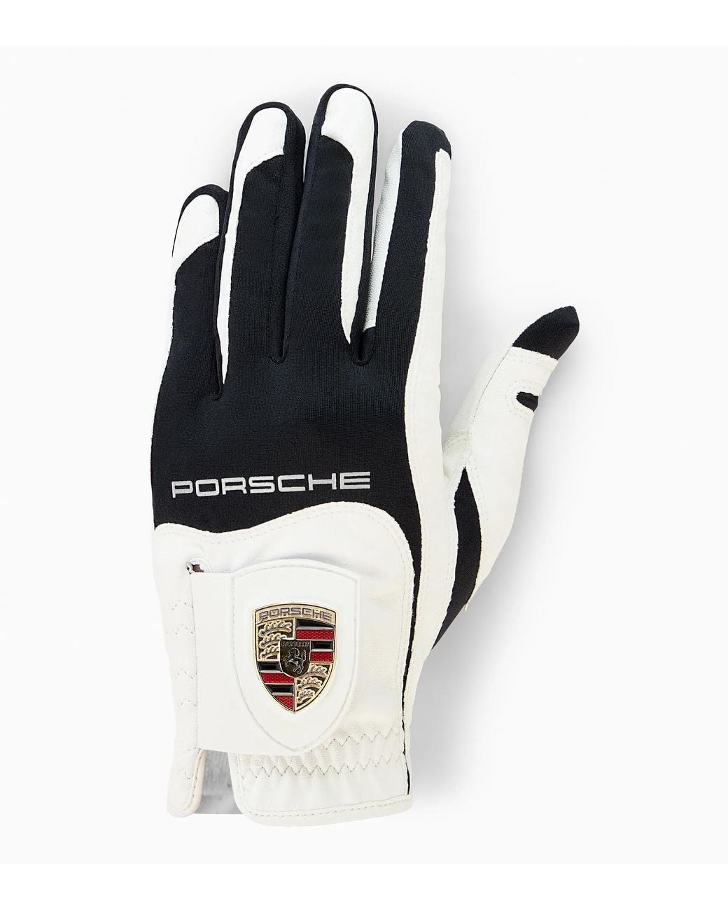 Porsche Lifestyle Black Golf Glove