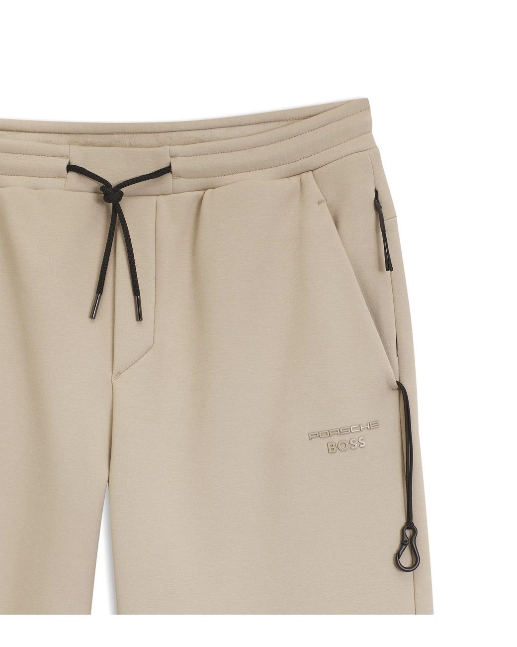 Porsche Lifestyle Jogginghose Aus Stretch-Jersey Mit Logo in Natural für Herren