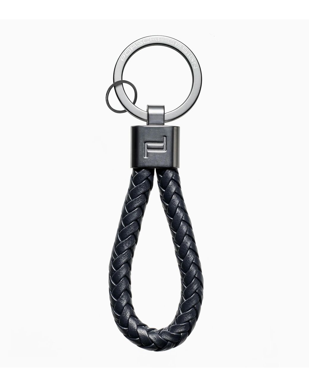Porsche Design Blue Key Ring Leather Cord