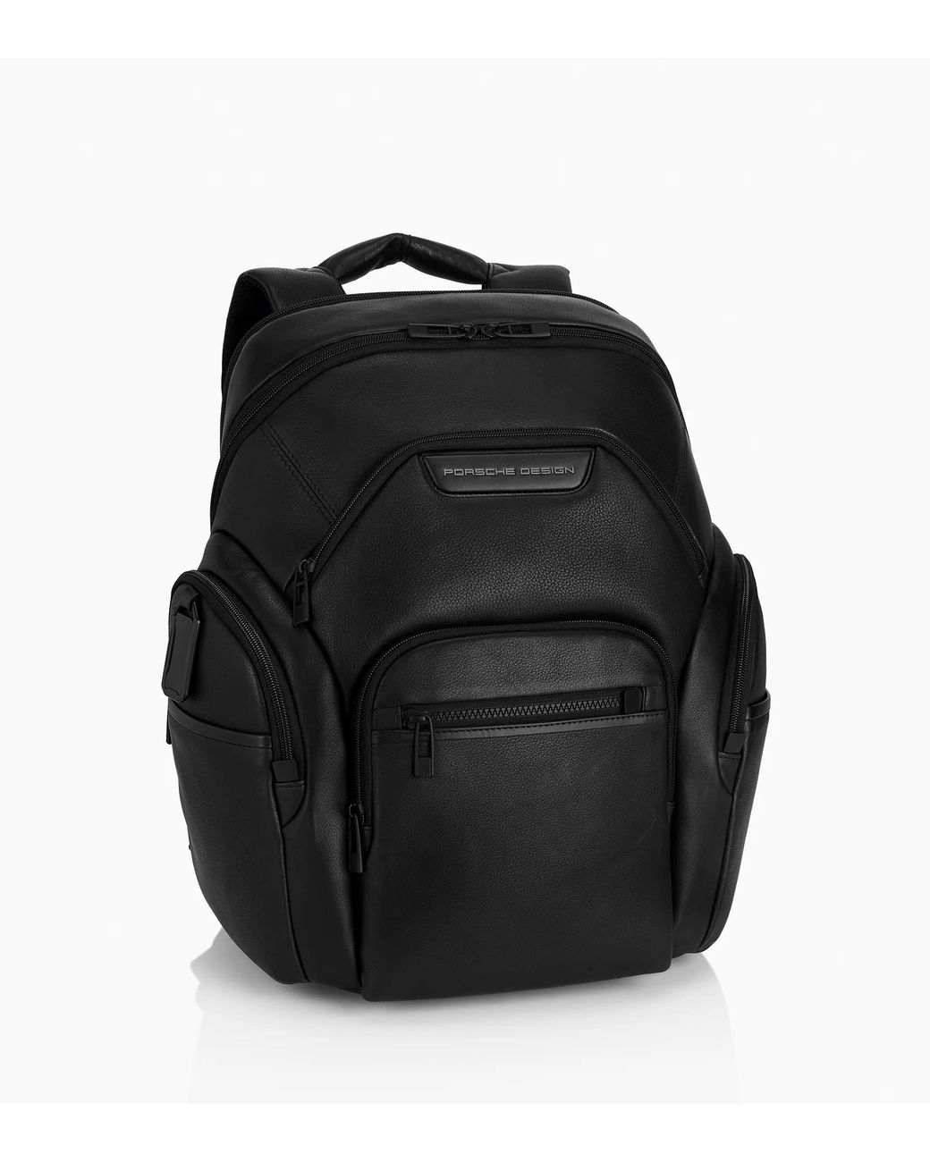 Porsche Design Black Roadster Leather Backpack
