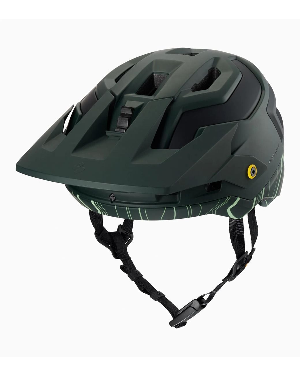 Porsche Lifestyle Green Bushwhacker 2Vi Mips Mountain Bike Helmet — Porsche X Sweet Protection