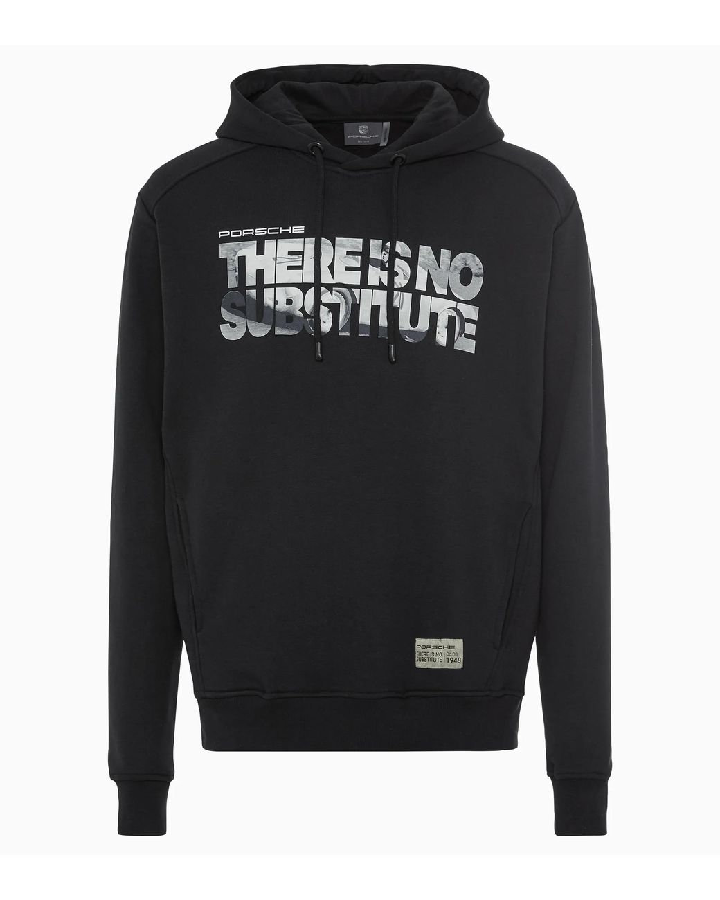 Porsche Lifestyle Black Hoodie – There Is No Substitute