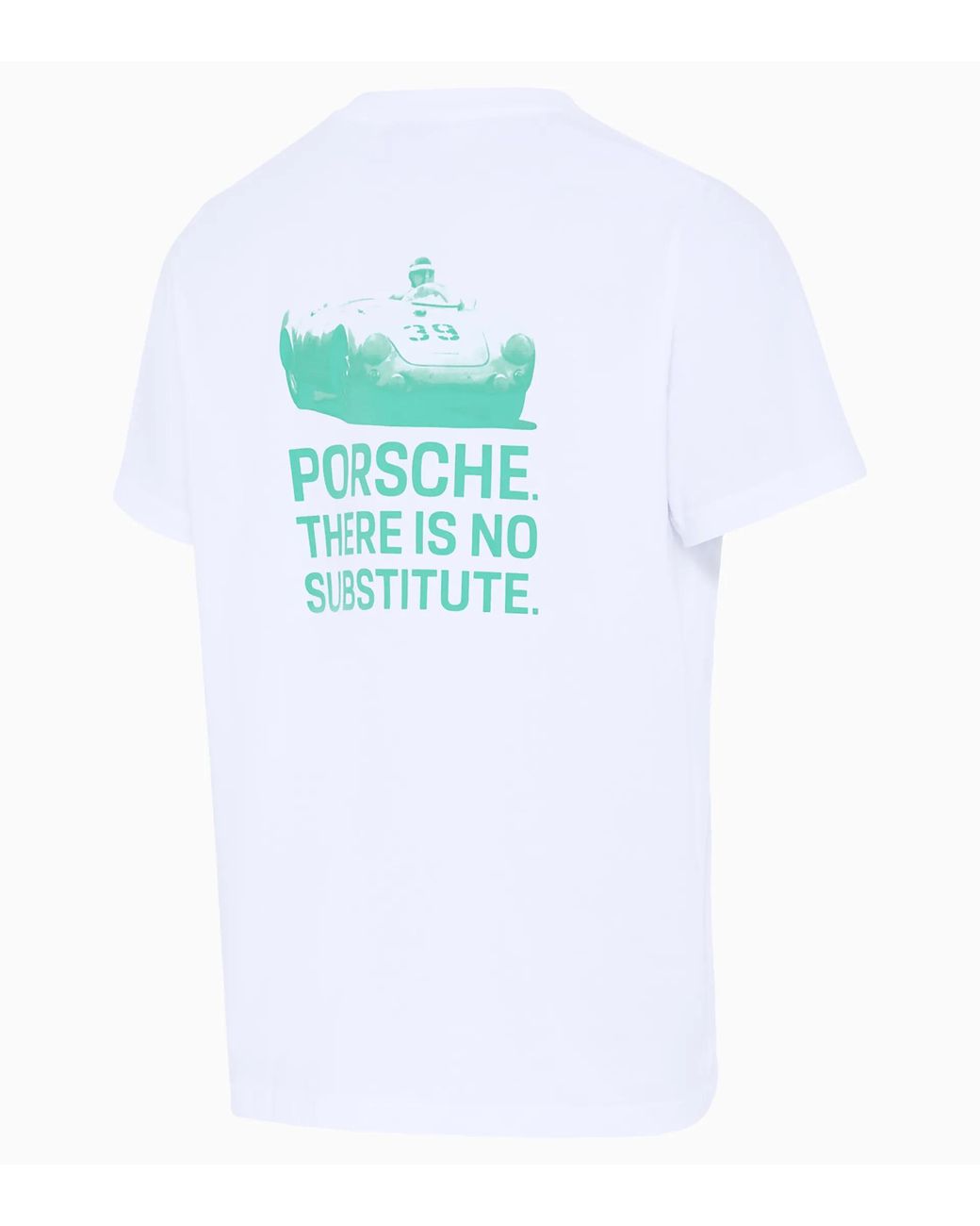 Porsche Lifestyle White T-Shirt – There Is No Substitute