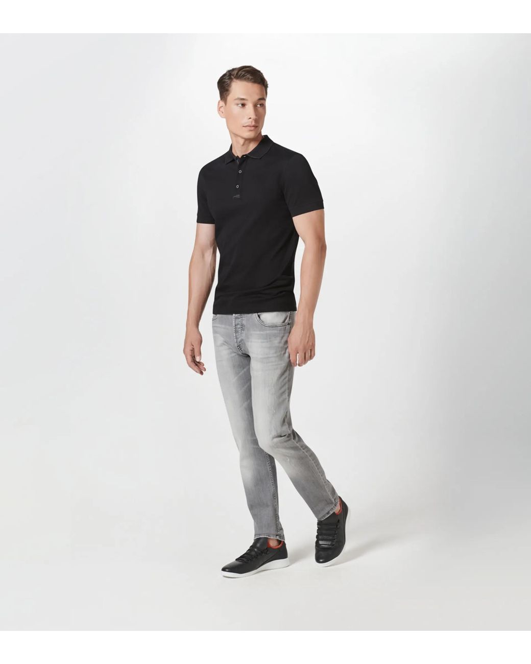 Porsche Design Black Tec Flex Polo for men