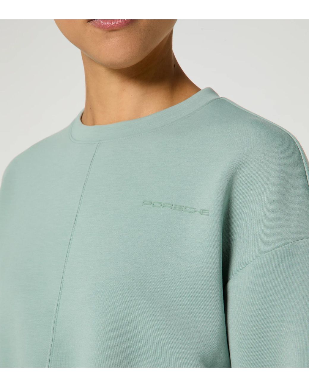 Porsche Lifestyle Green Crew-Neck Jumper