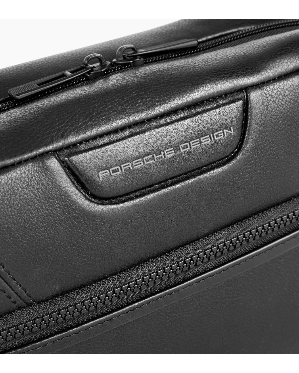 Porsche Design Black Roadster Leather Washbag