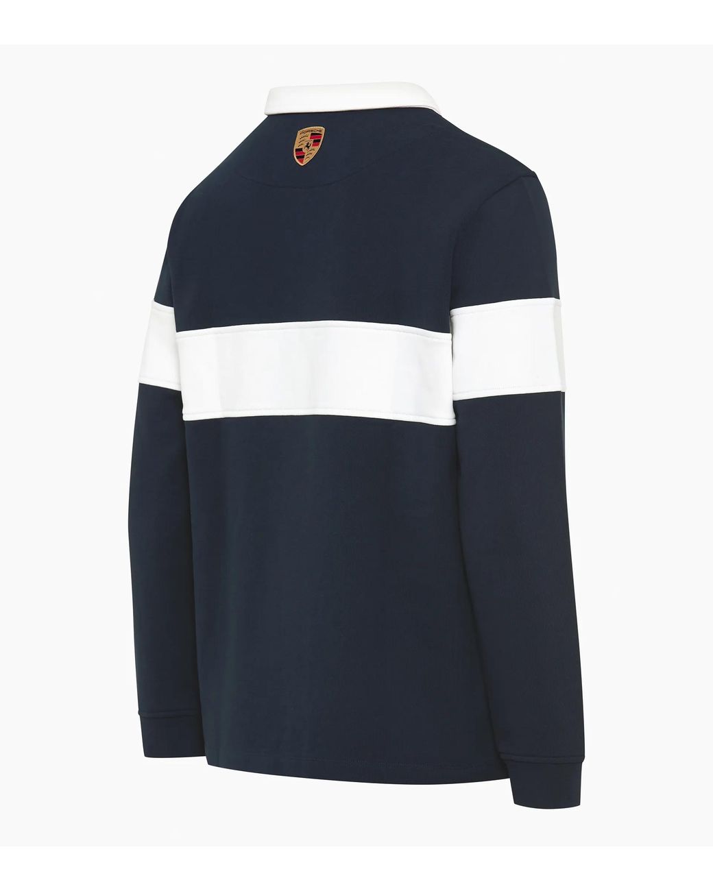 Porsche Lifestyle Blue Retro Rugby Shirt