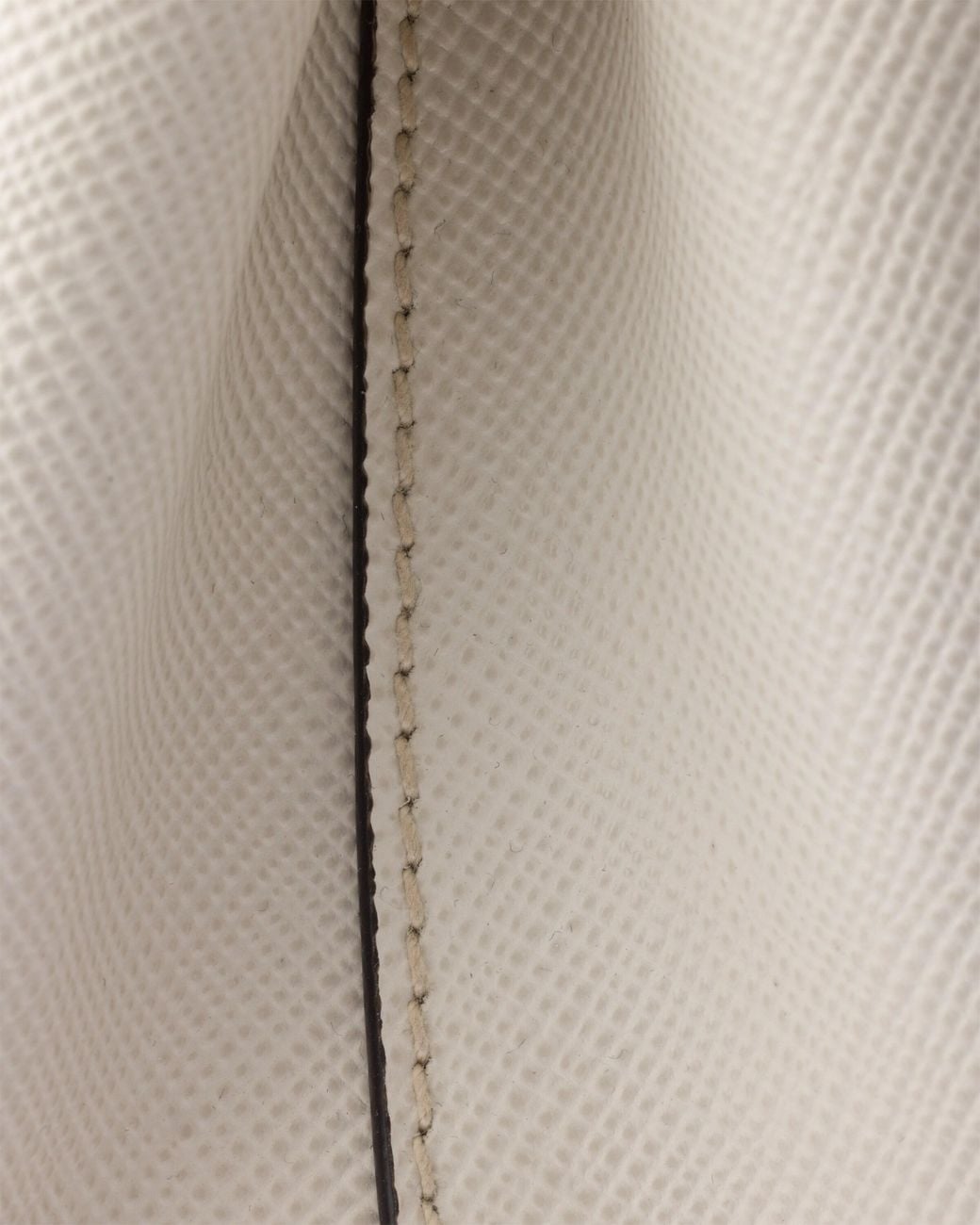 Prada White Double Small Saffiano Leather Bag, Chalk