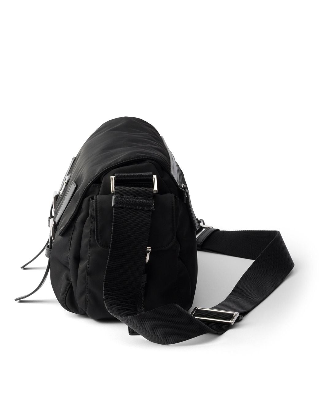 Prada Black Large Re-Nylon Shoulder Bag