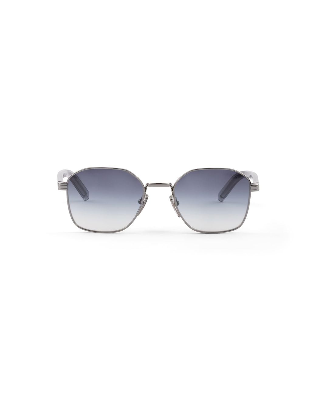 Prada Blue Sunglasses With The Iconic Metal Plaque for men