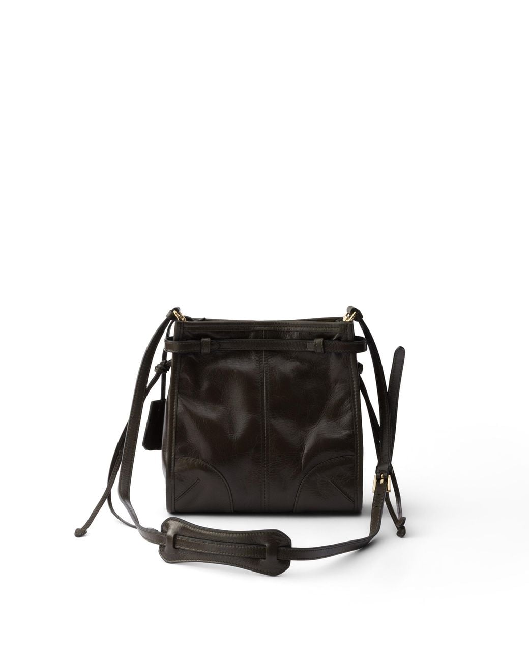 Prada Black Bonnie Leather Mini Shoulder Bag