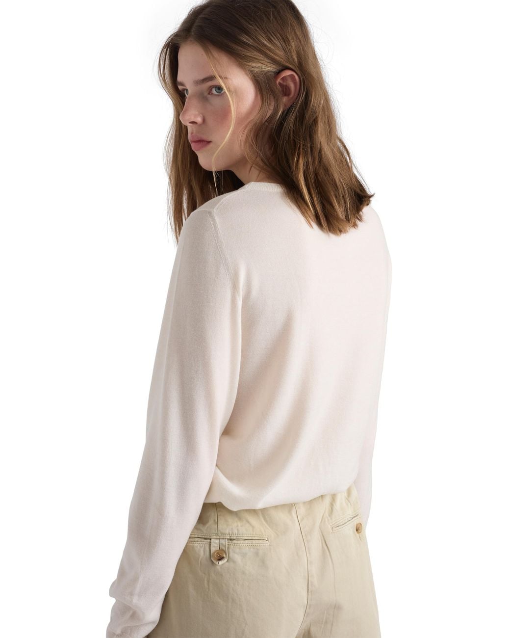 Prada White Cashmere Cardigan