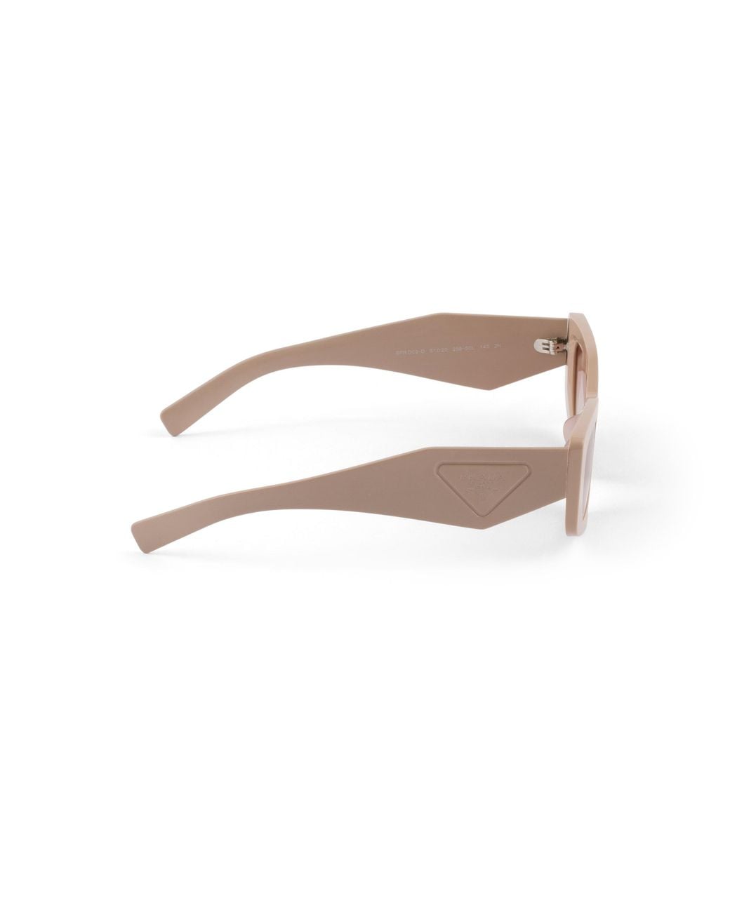 Prada Pink Sunglasses With Triangle Logo