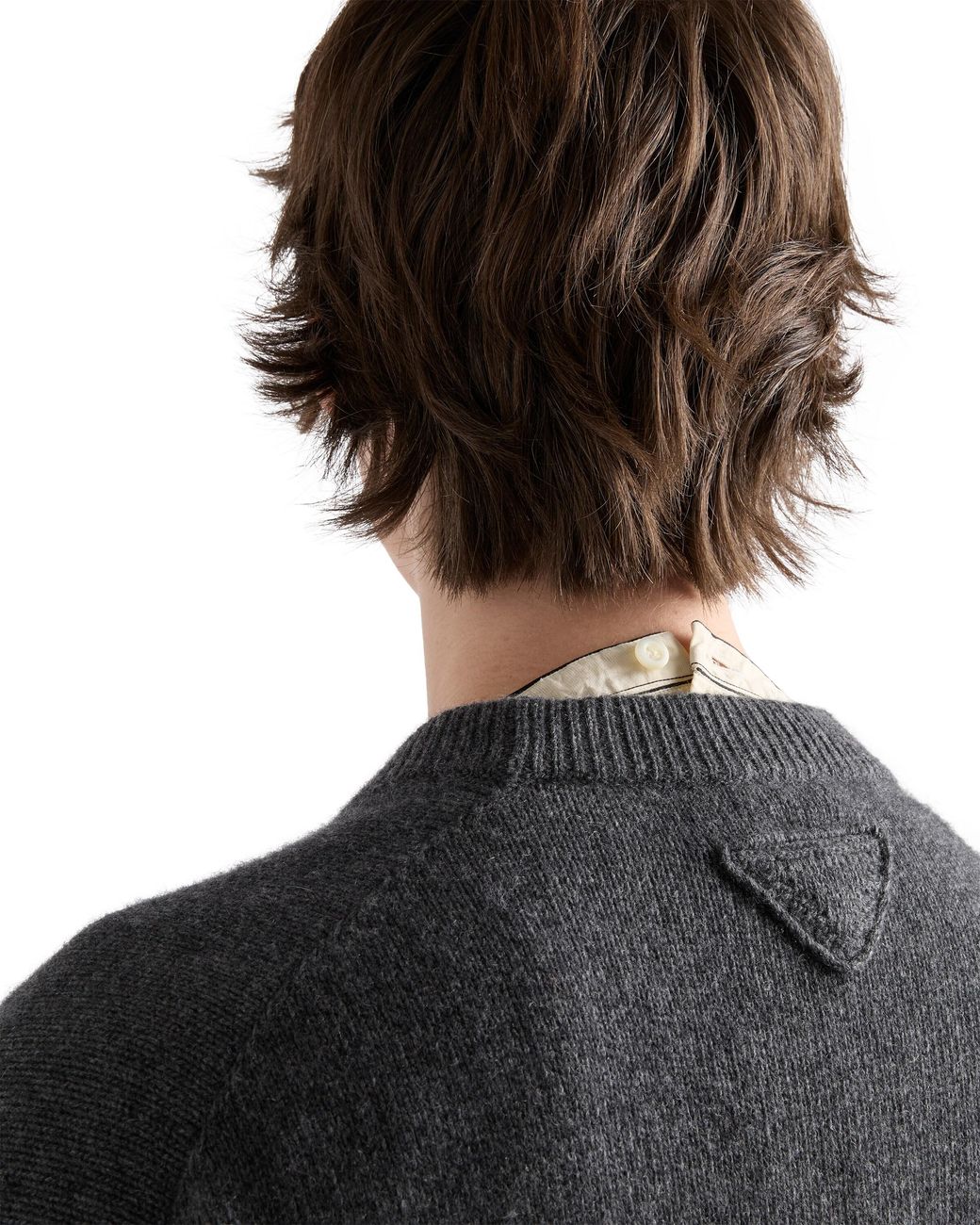 Prada Blue Re-Cashmere Cardigan for men