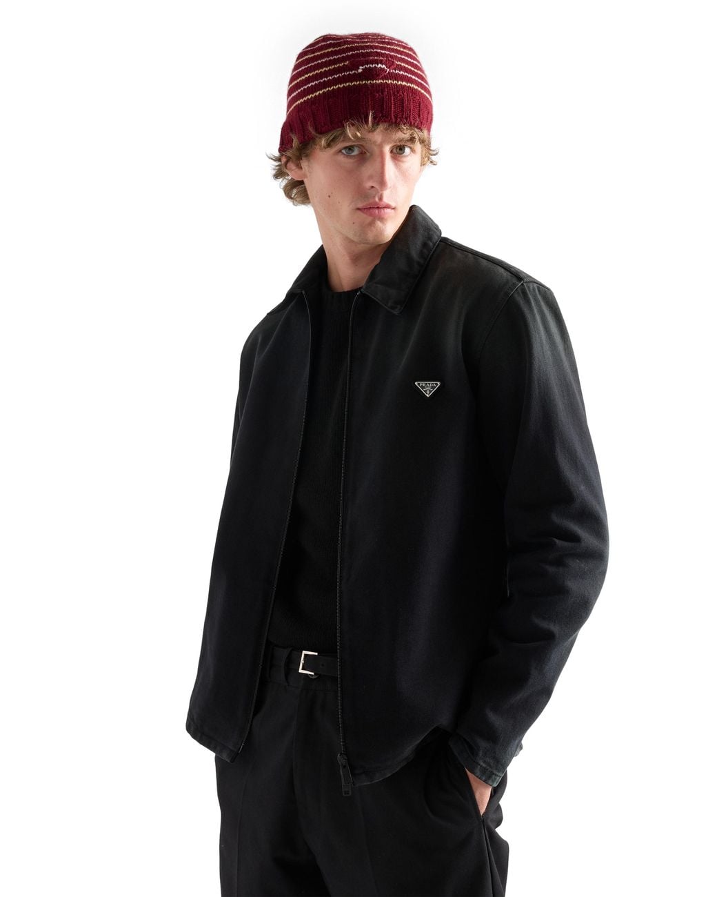 Camicia di Prada in Black da Uomo