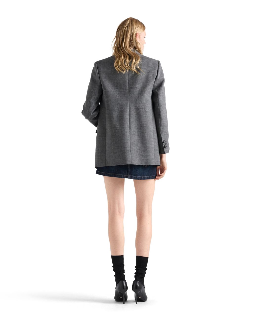Prada Blue Denim Miniskirt