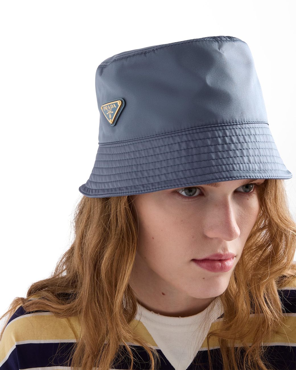 Prada Blue Re-Nylon Bucket Hat