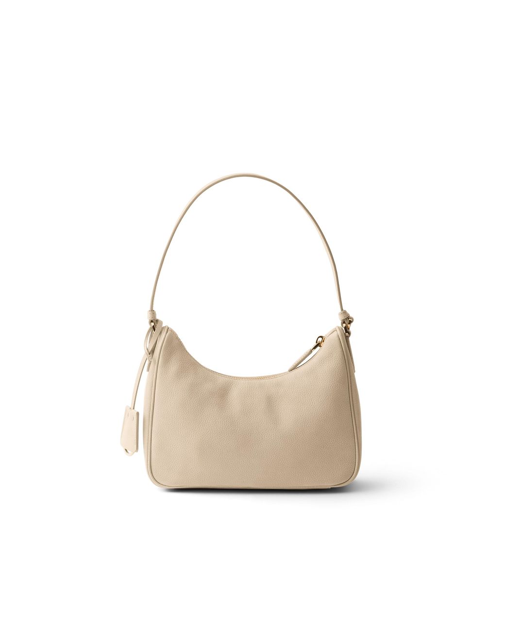 Prada White Re-Edition 2005 Nubuck And Saffiano Leather Mini-Bag