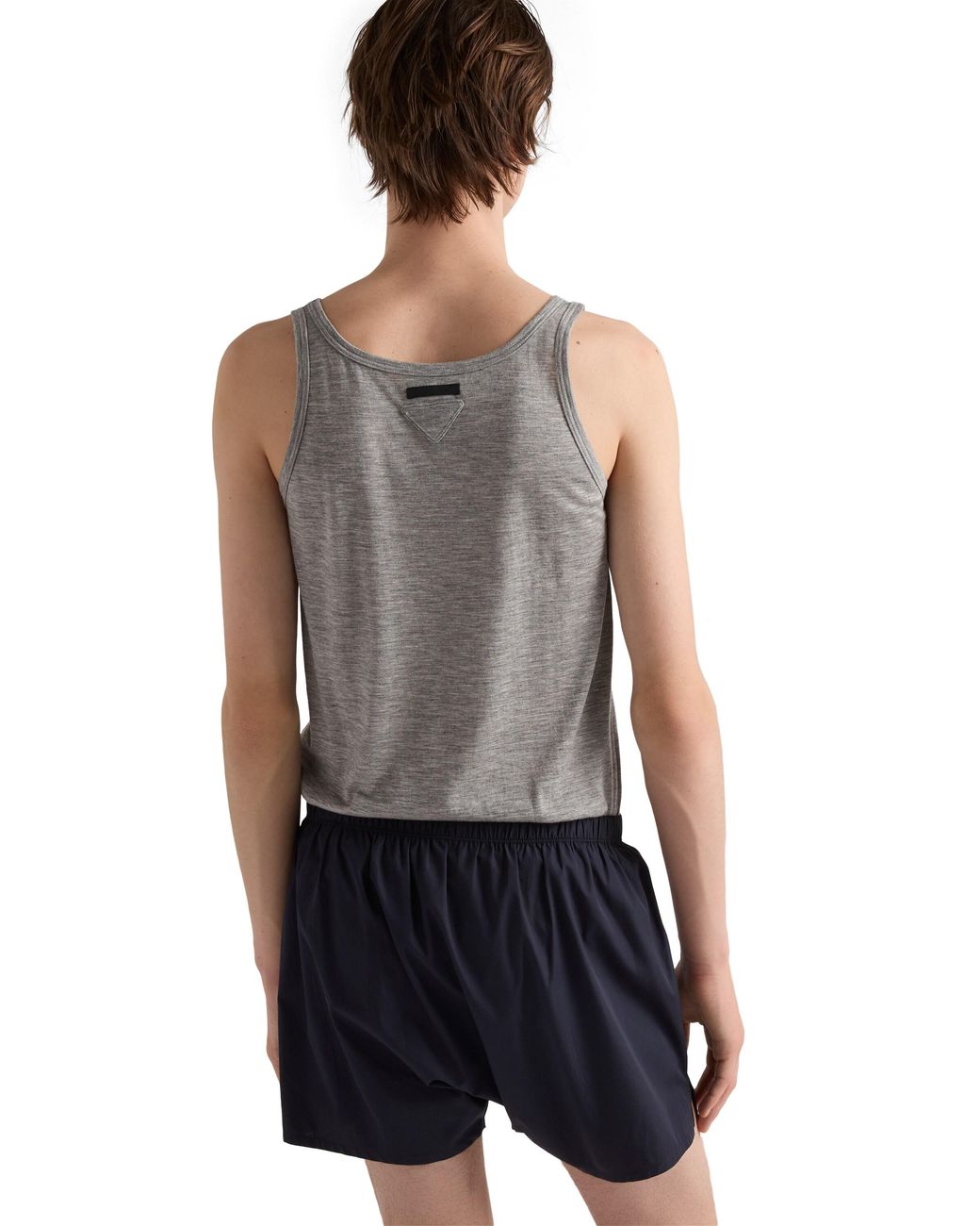 Prada Blue Cotton Boxer Shorts for men