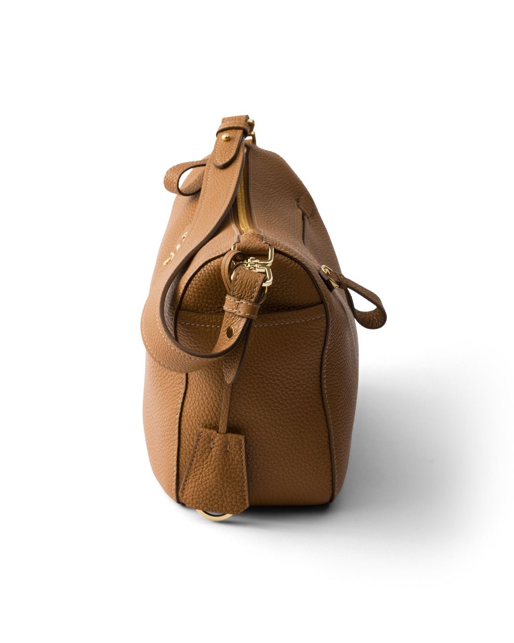 Prada Brown Medium Leather Shoulder Bag, Caramel