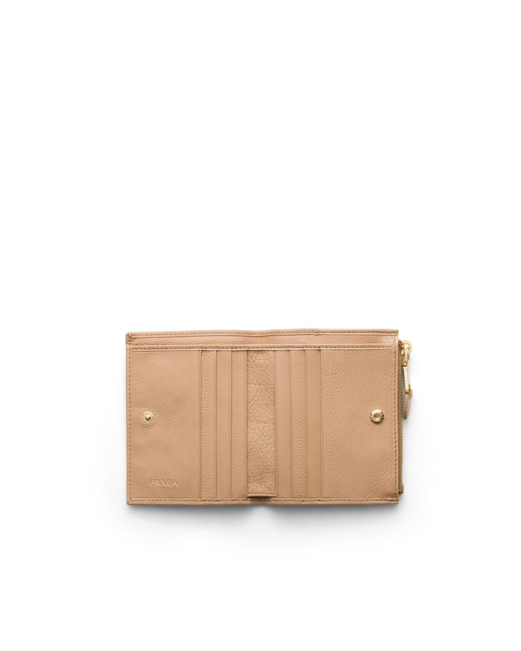 Prada White Small Leather Wallet