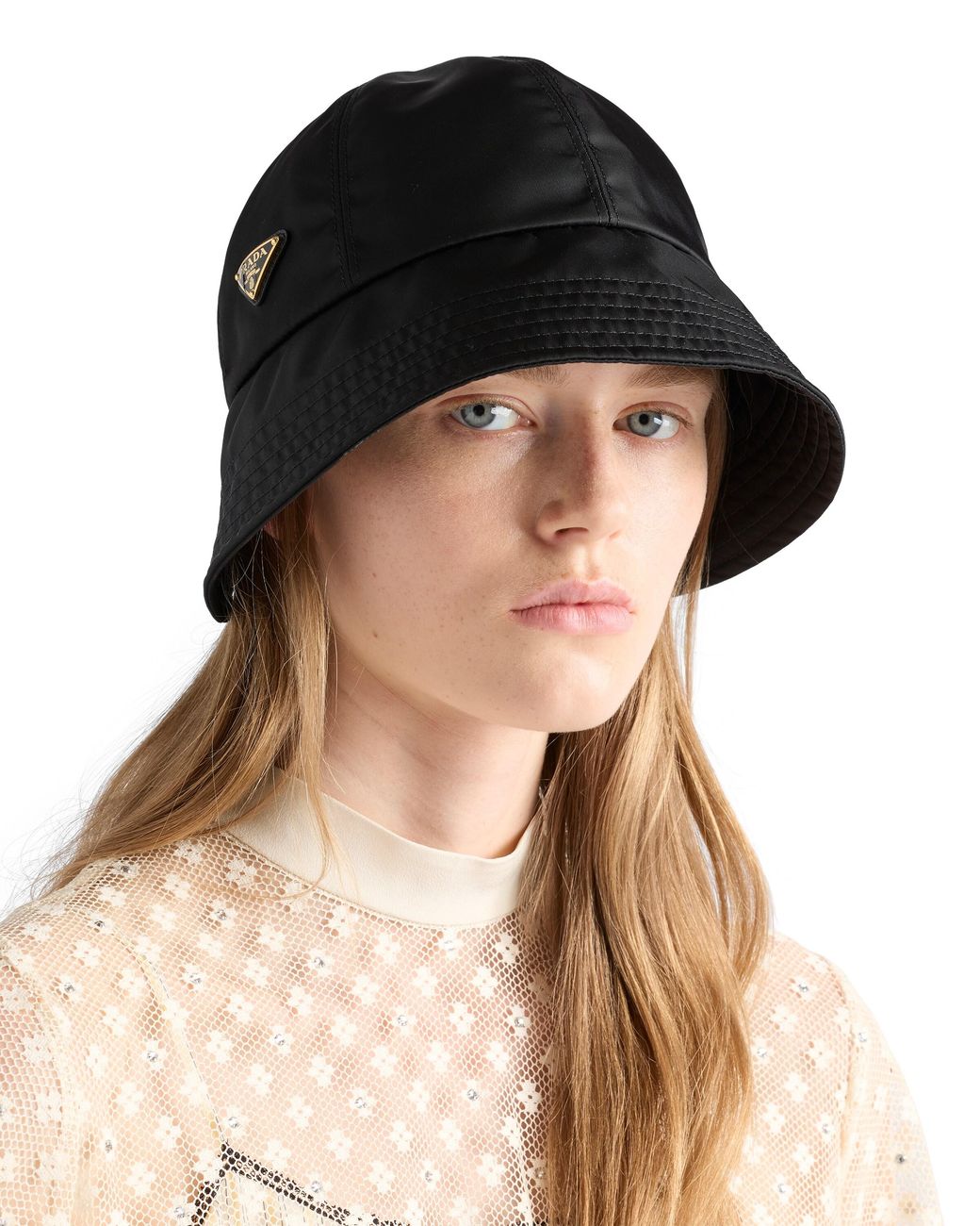Prada Black Re-Nylon Hat