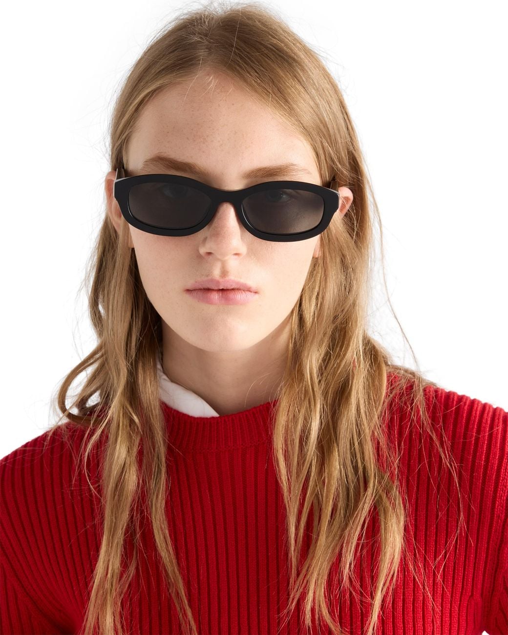 Prada Black Sunglasses With Logo