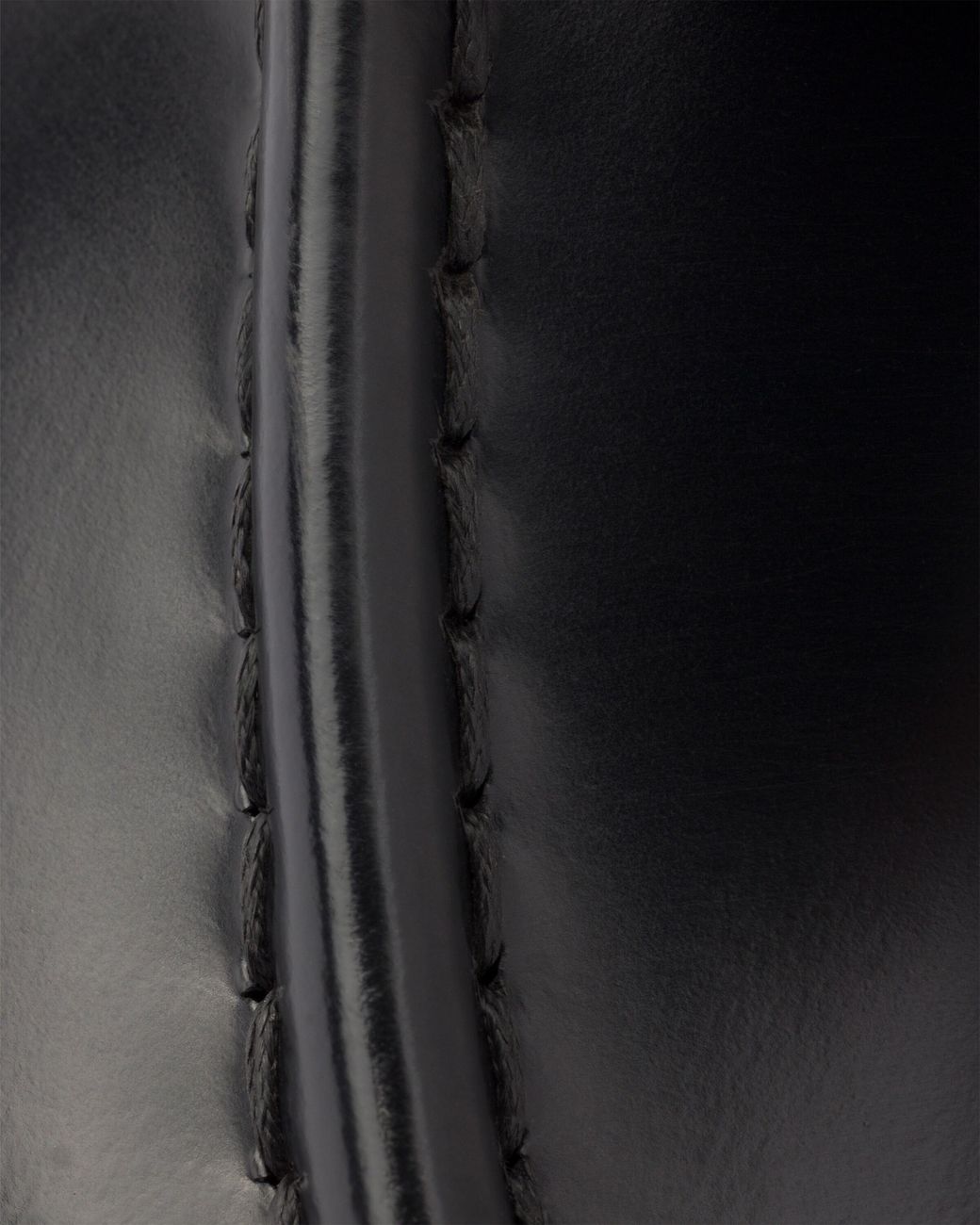 Prada Black Brushed Leather Loafers