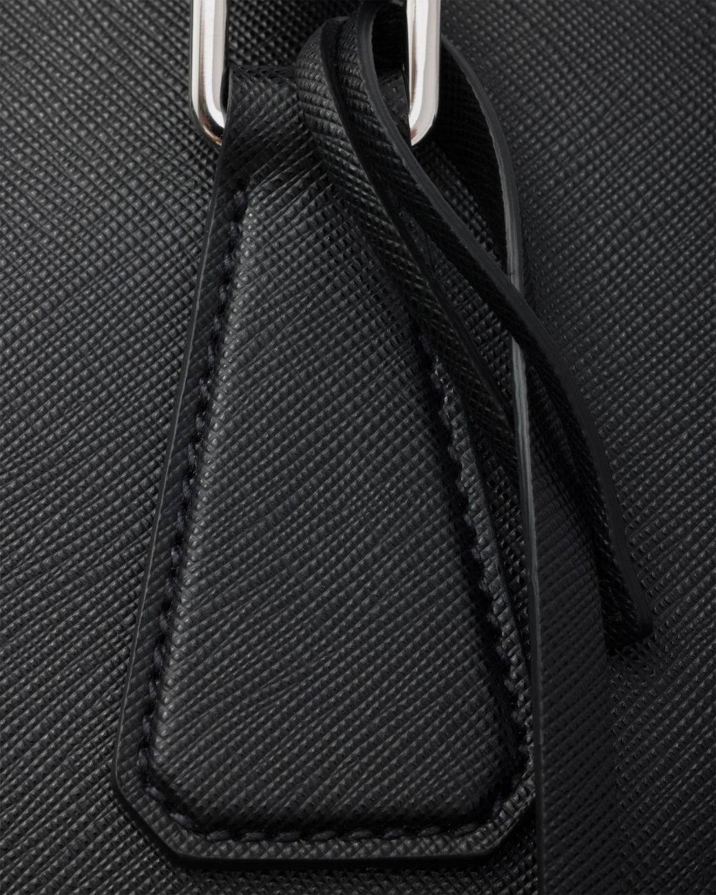 Prada Black Saffiano Leather Work Bag for men