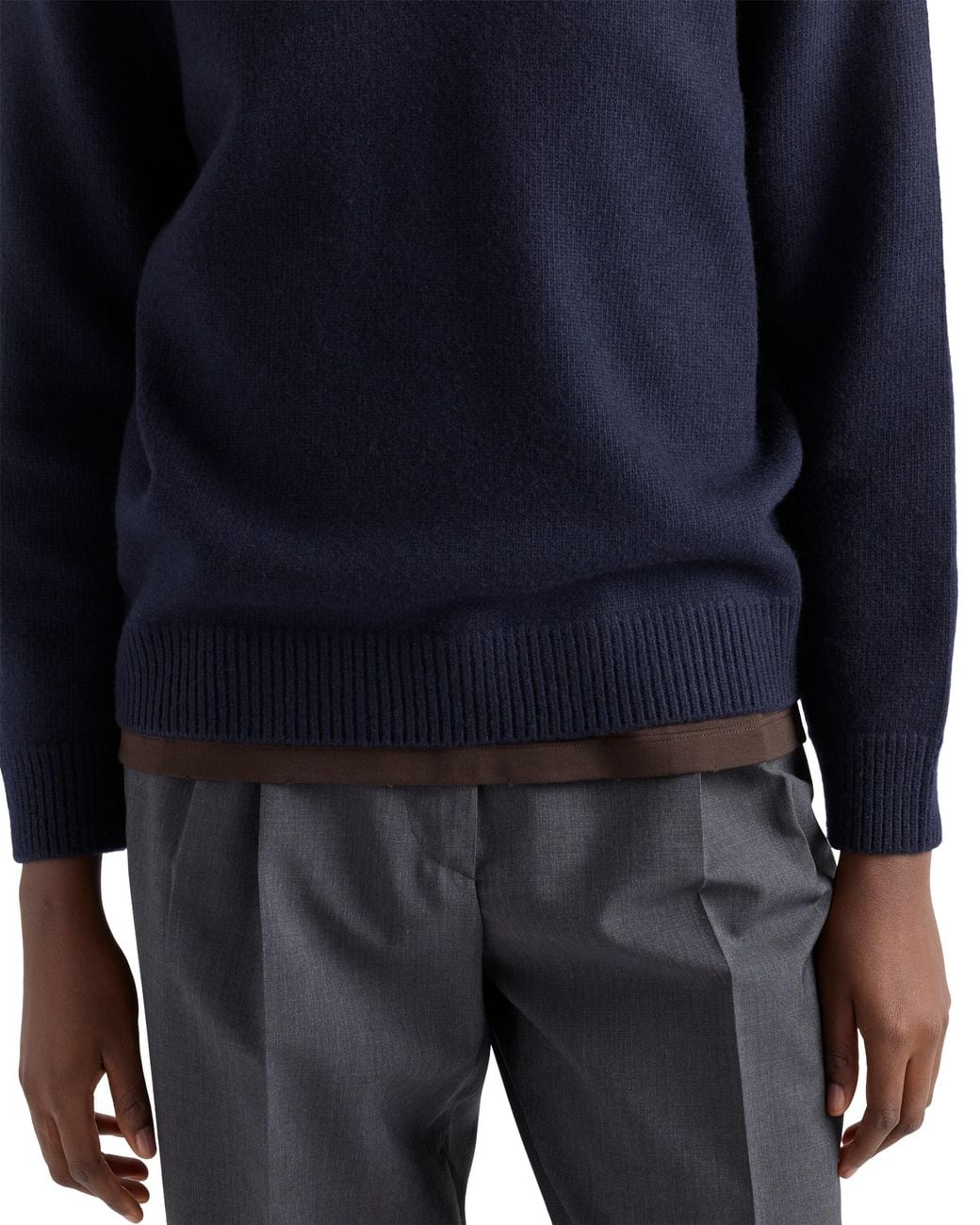Prada Brown Jersey T-Shirt