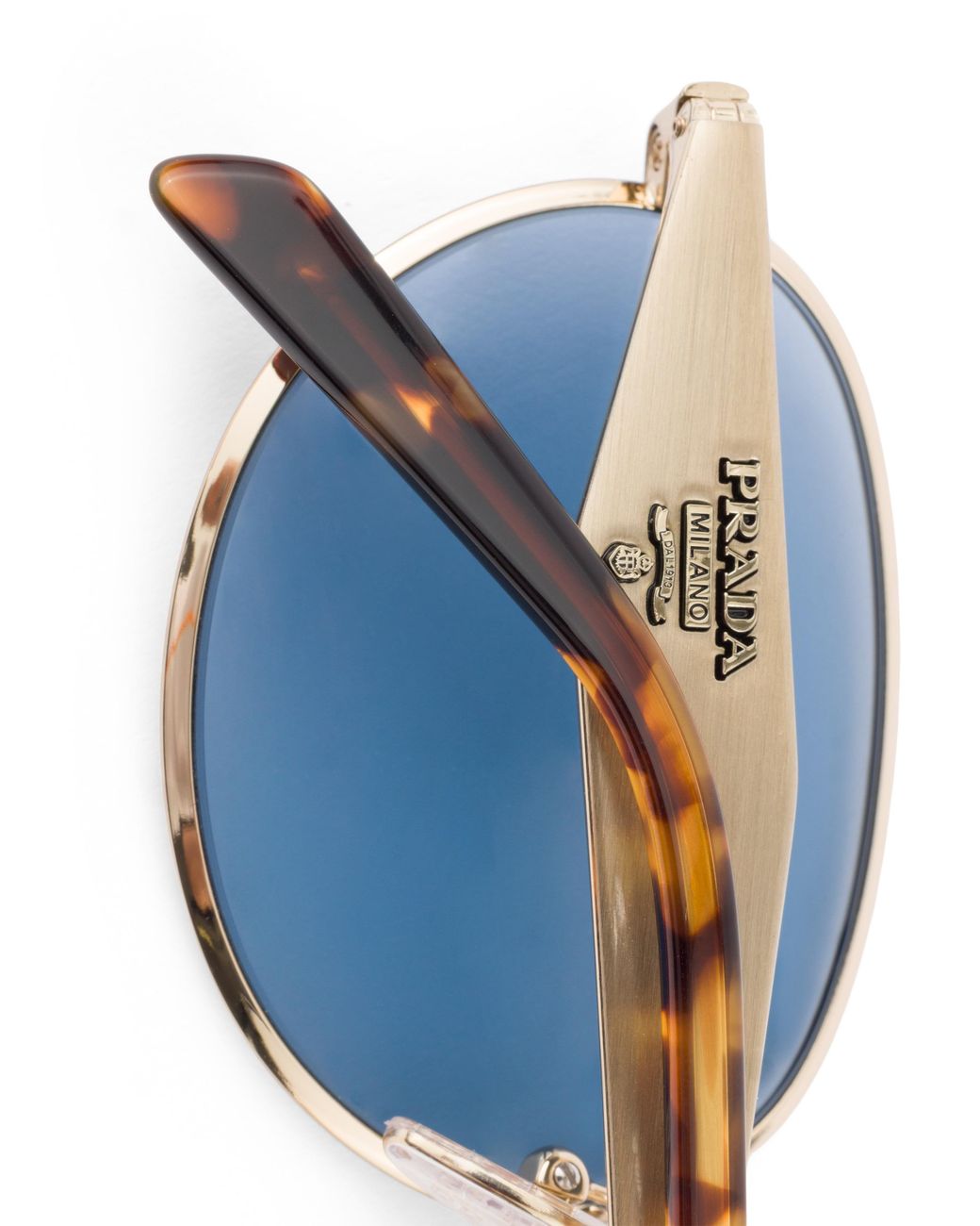 Prada Blue Sunglasses With Logo