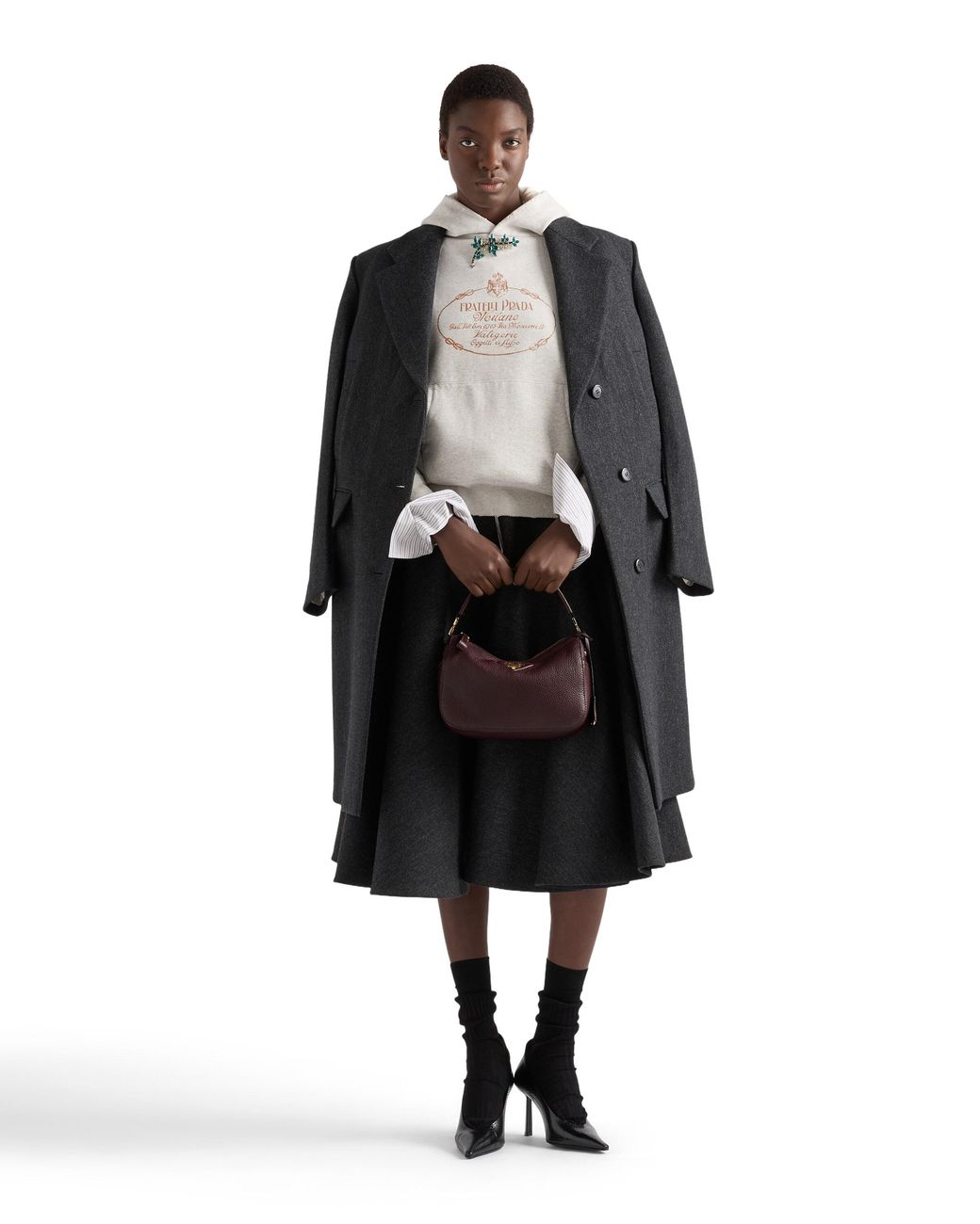 Prada Purple Small Leather Bag