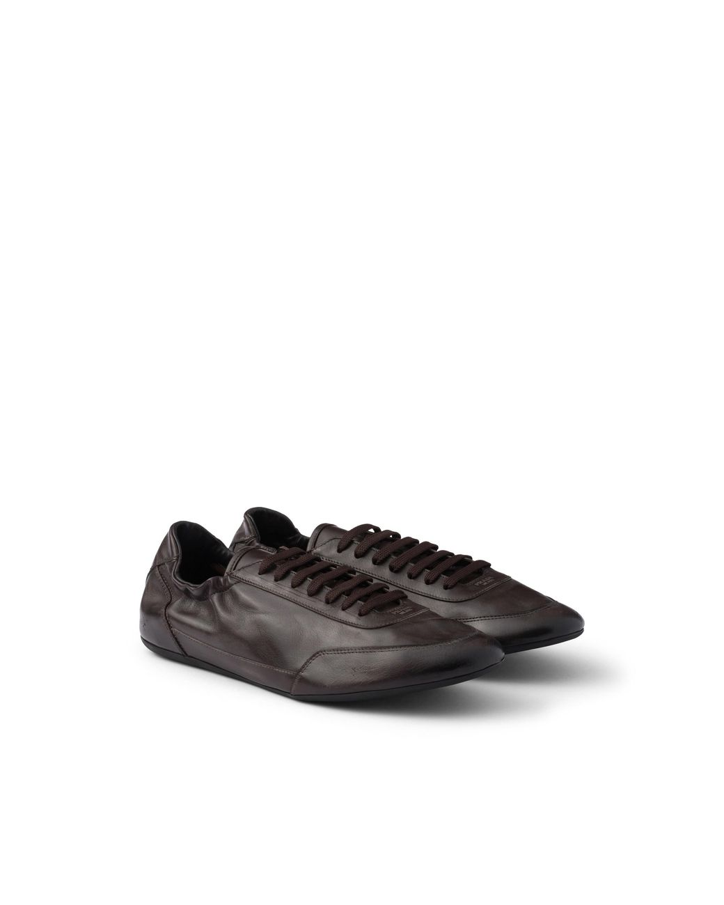 Baskets Collapse En Cuir Prada pour homme en coloris Brown