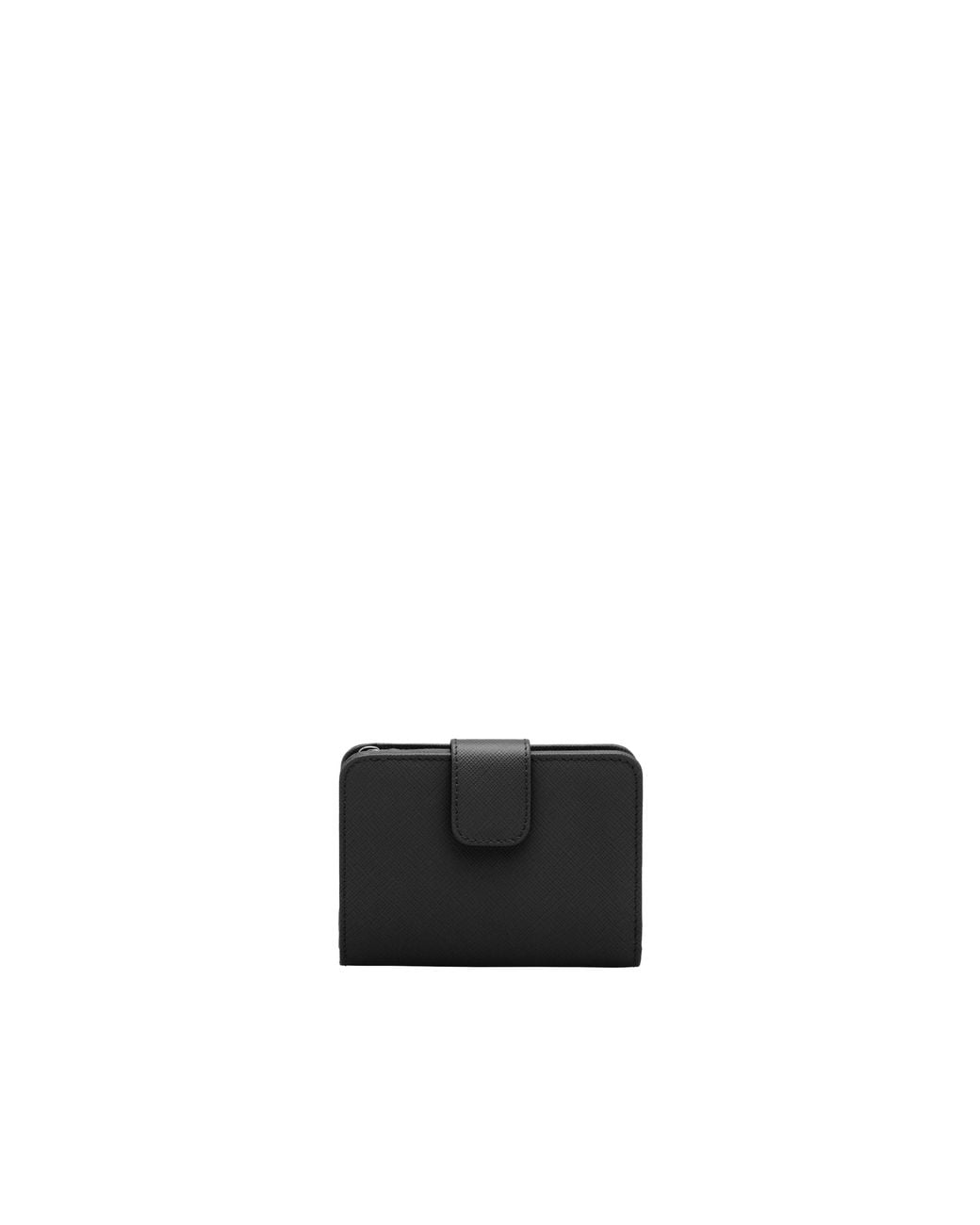 Prada White Small Saffiano Leather Wallet