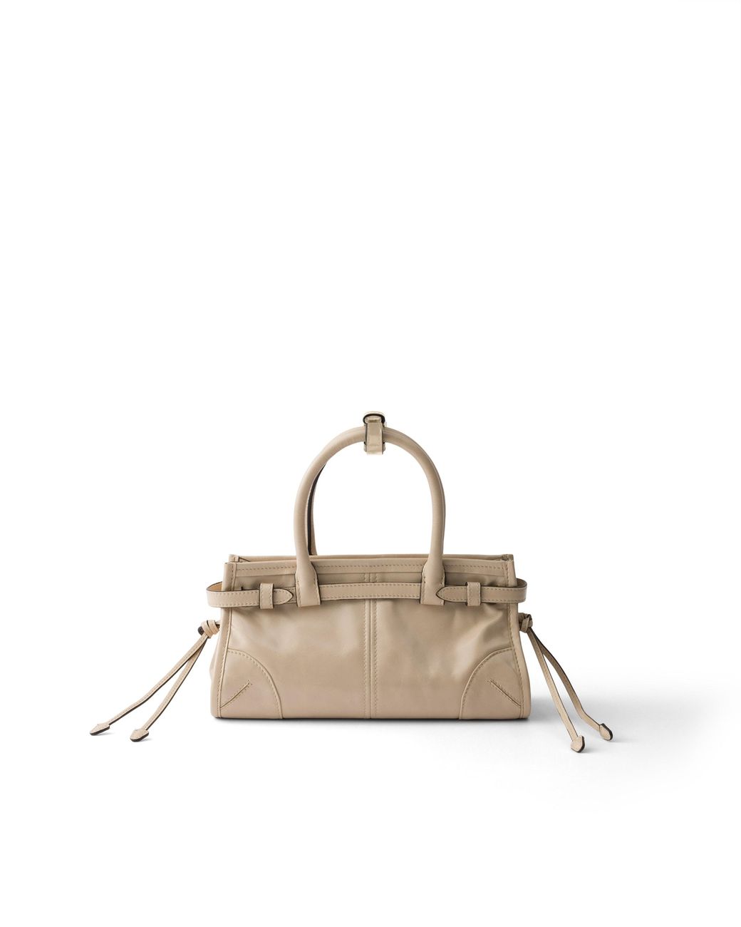 Prada Natural Bonnie Leather Mini Handbag