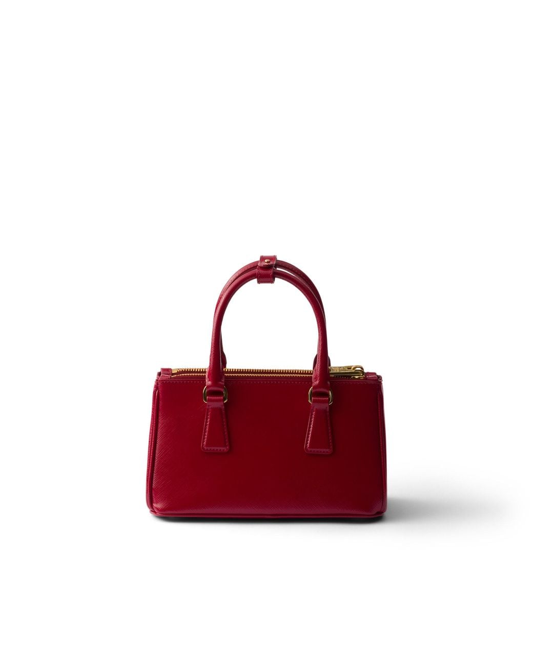 Prada Red Galleria Patent Saffiano Leather Mini-Bag