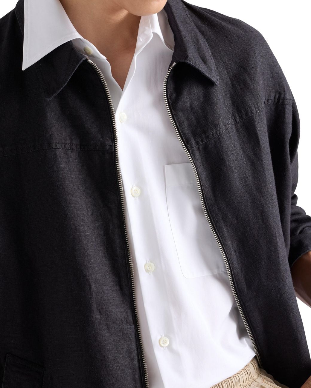 Prada White Cotton Shirt for men