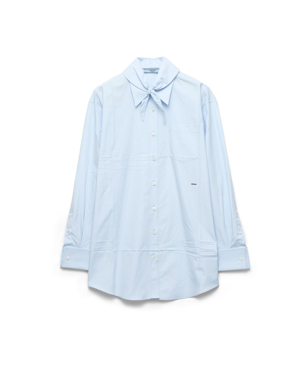 Prada Blue Poplin Shirt, Astro