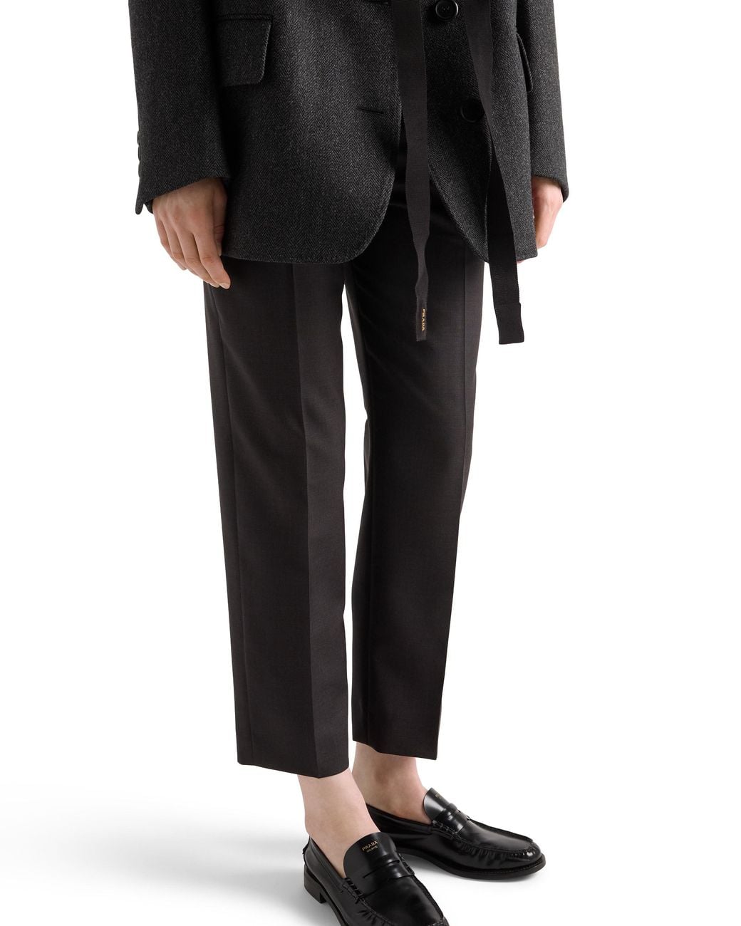 Prada Black Grisaille Pants