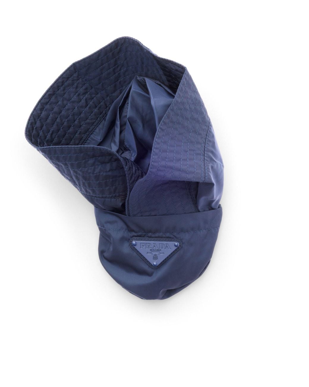 Prada Blue Foldable Re-Nylon Bucket Hat